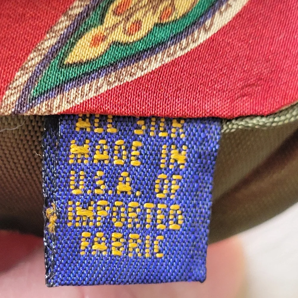 CHAPS Ralph Lauren Paisley Silk Necktie ~ USA ~ Retro Preppy Y2K Unisex ~ GUC